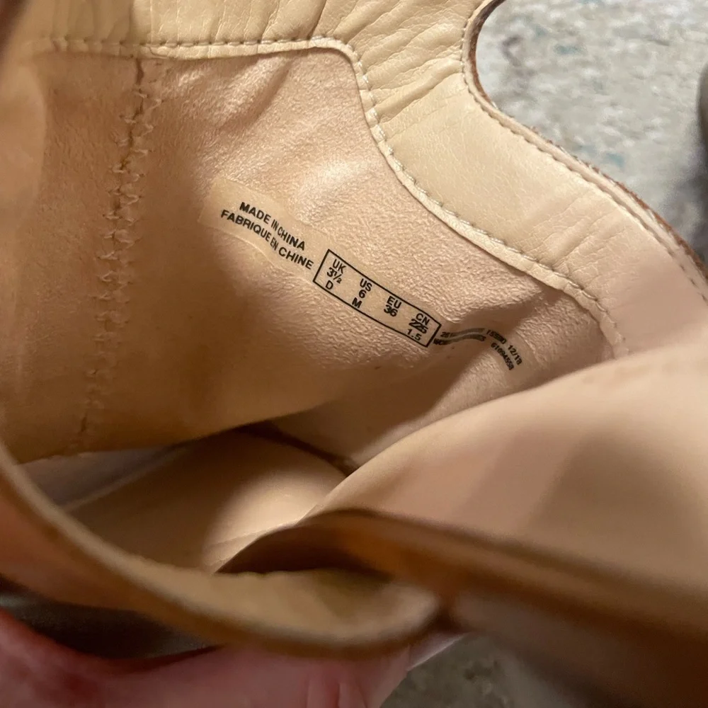 Clarks Women's Brown Leather Open-Toe Slingback Mules - Picture 3 of 11